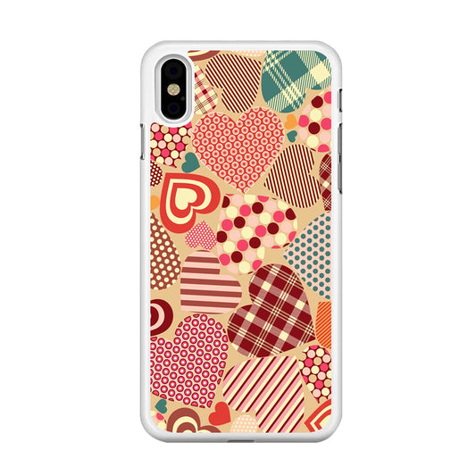 Love Luxe Pattern iPhone X Case