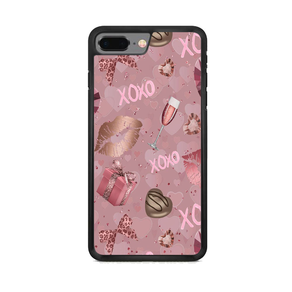 Love And Lips Cheers Wyne iPhone 8 Plus Case