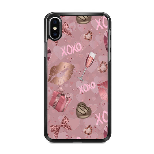Love And Lips Cheers Wyne iPhone X Case