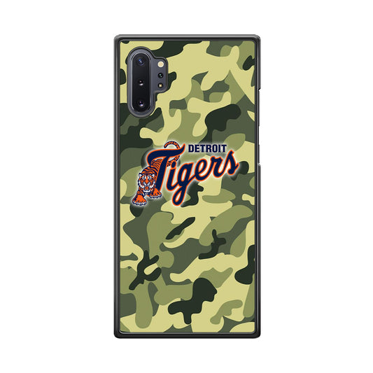 MLB Detroit Tigers Camo Green Samsung Galaxy Note 10 Plus Case
