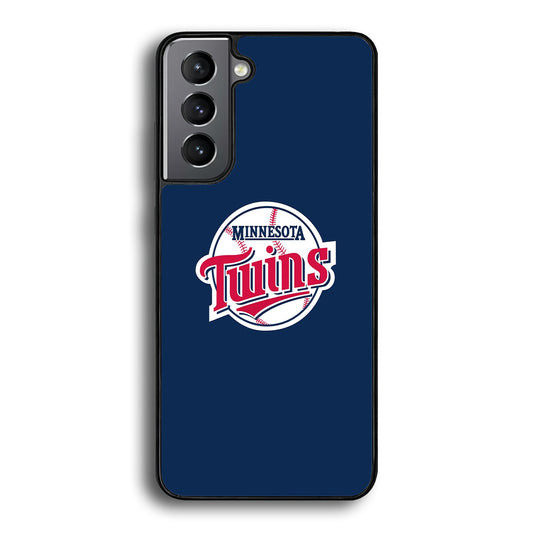MLB  Minnesota Twins Logo Blue Samsung Galaxy S21 Plus Case - Ezzystore
