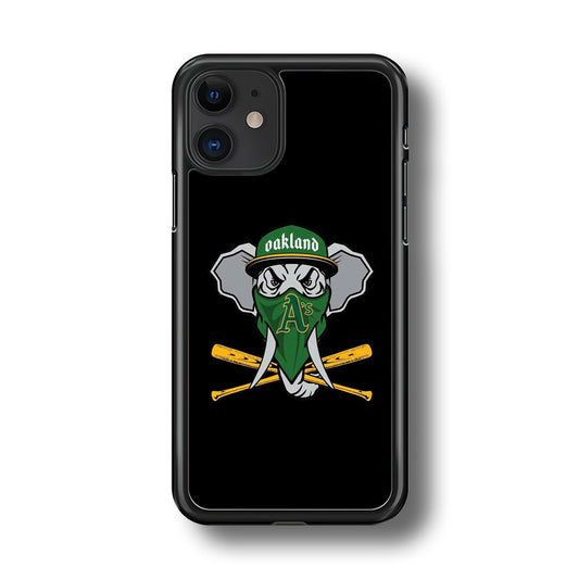 MLB  Oakland Athletics Elephant Logo iPhone 11 Case