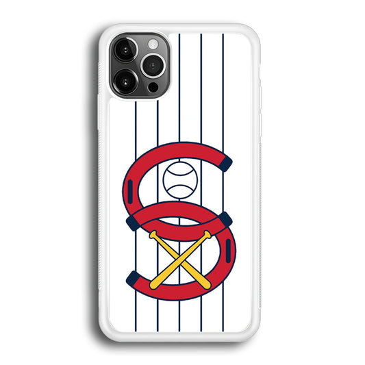 MLB White Sox White iPhone 12 Pro Case
