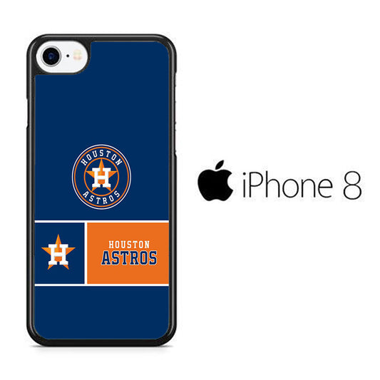 MLB Huston Astros Blue Orange iPhone 8 Case