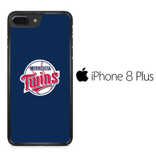 MLB  Minnesota Twins Logo Blue iPhone 8 Plus Case