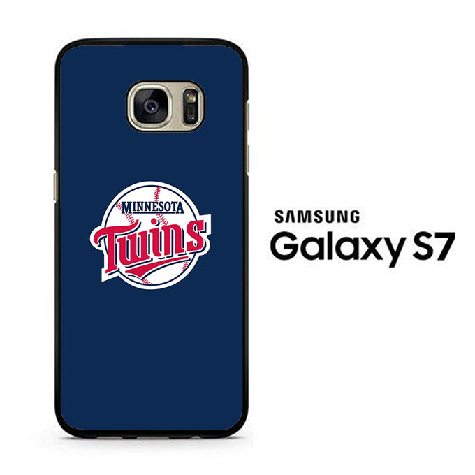 MLB  Minnesota Twins Logo Blue Samsung Galaxy S7 Case
