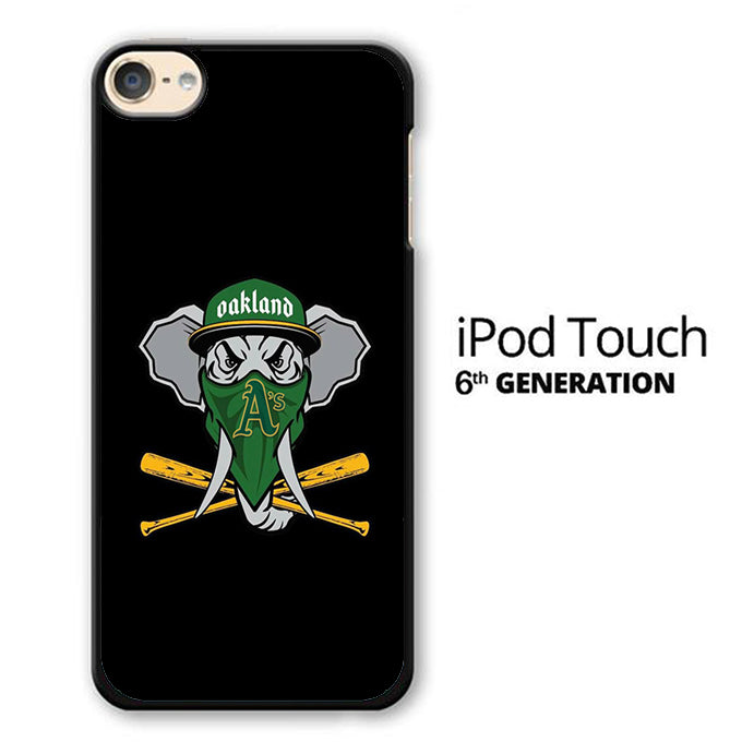 MLB  Oakland Athletics Elephant Logo iPod Touch 6 Case - Ezzystore