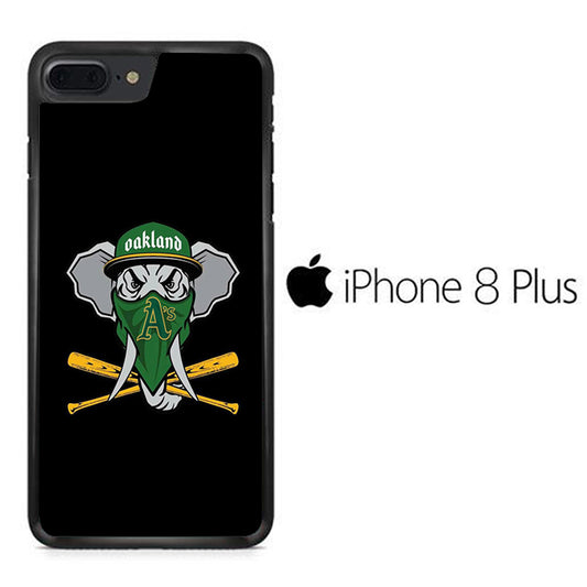 MLB  Oakland Athletics Elephant Logo iPhone 8 Plus Case