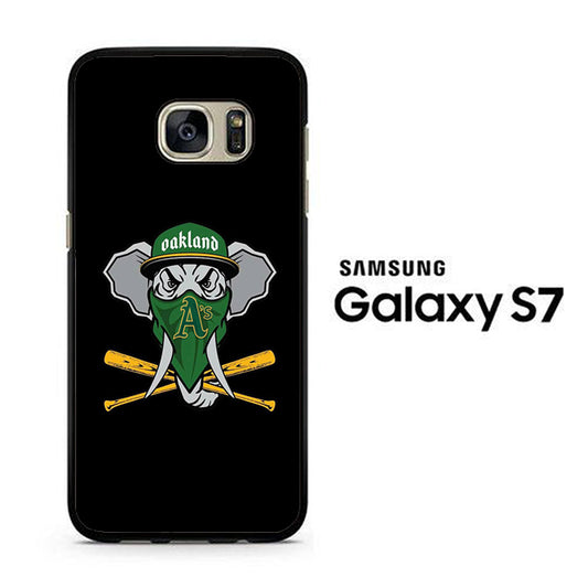MLB  Oakland Athletics Elephant Logo Samsung Galaxy S7 Case