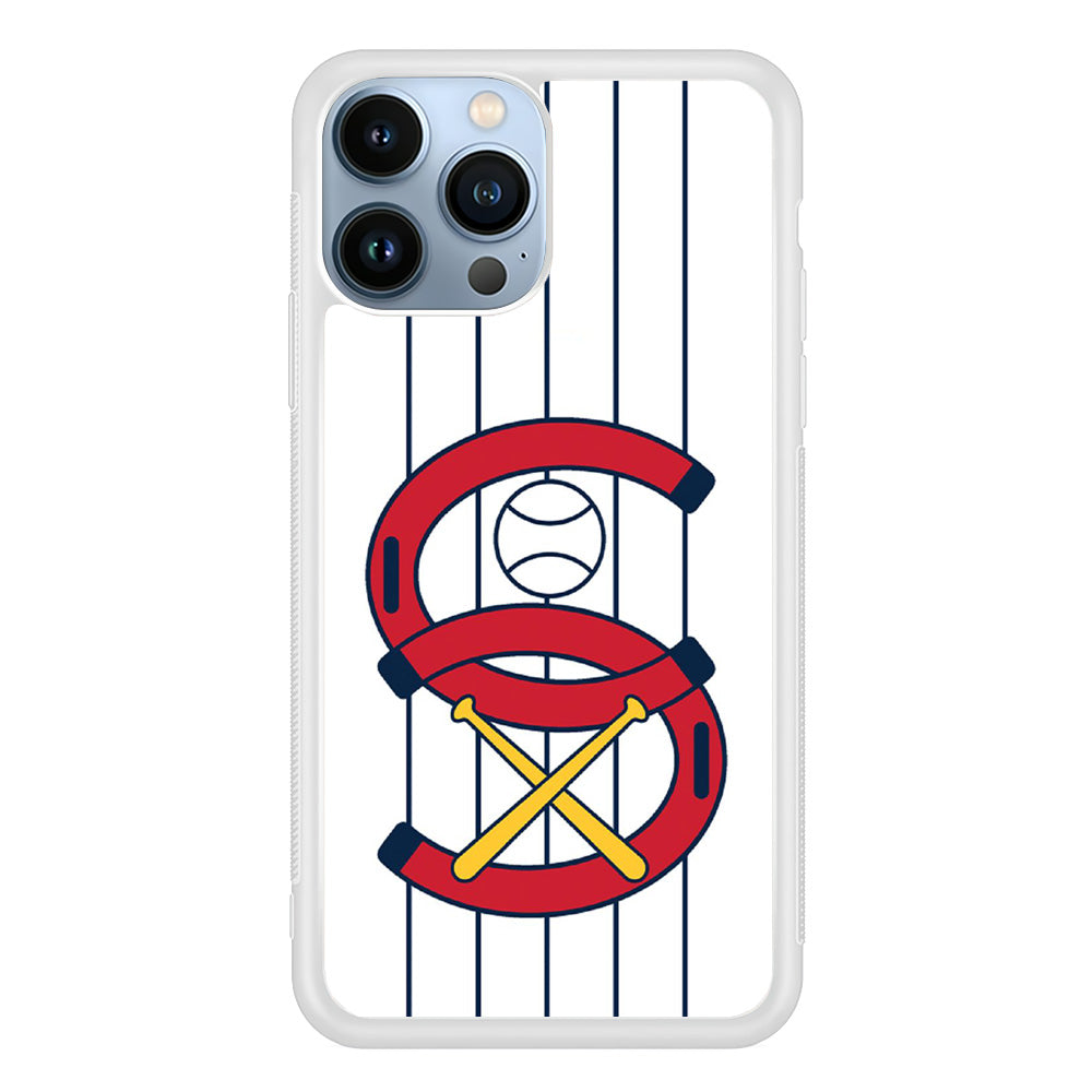 MLB White Sox White iPhone 13 Pro Max Case