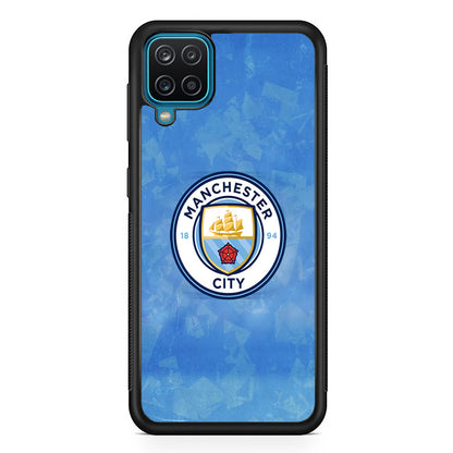 Manchester City Blue Abstract Samsung Galaxy A12 Case