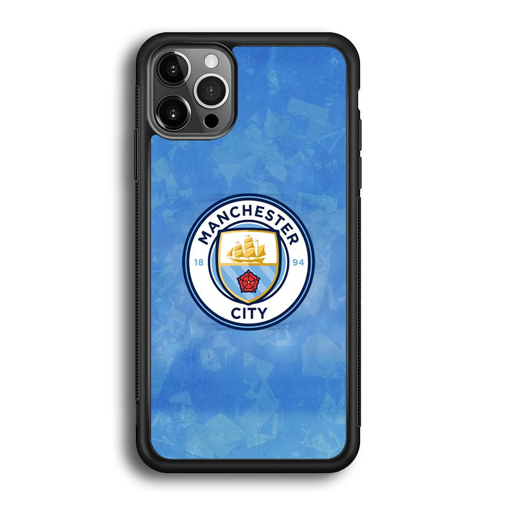Manchester City Blue Abstract iPhone 12 Pro Max Case