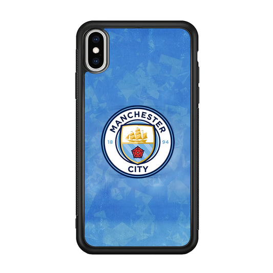 Manchester City Blue Abstract iPhone Xs Max Case