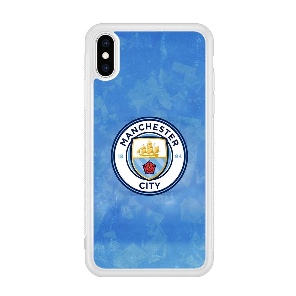 Manchester City Blue Abstract iPhone Xs Max Case