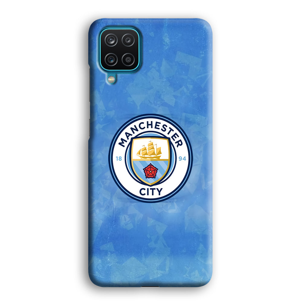 Manchester City Blue Abstract Samsung Galaxy A12 Case