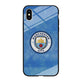 Manchester City Blue Abstract iPhone X Case