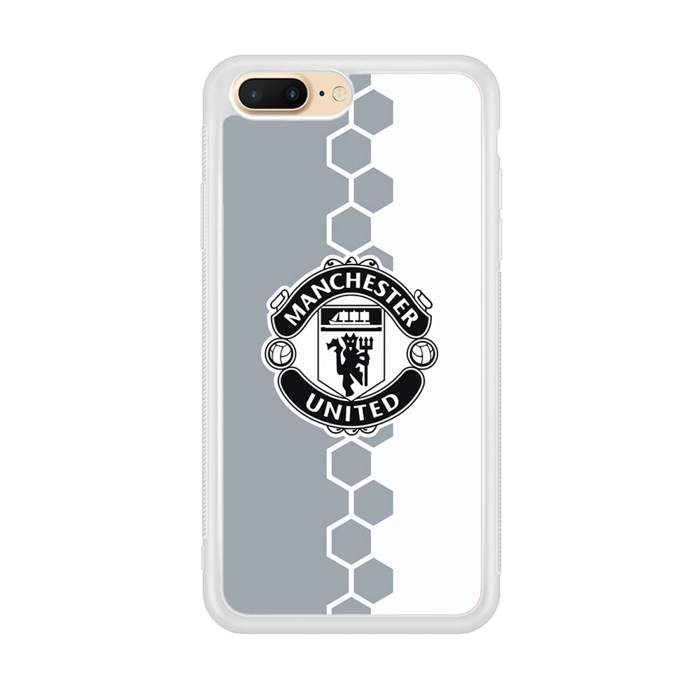 Manchester United Hexagon Pattern iPhone 7 Plus Case