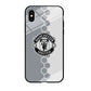 Manchester United Hexagon Pattern iPhone X Case