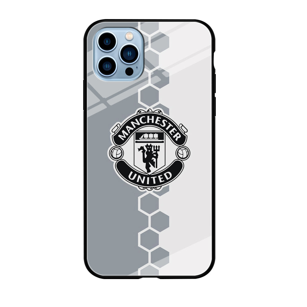 Manchester United Hexagon Pattern iPhone 12 Pro Max Case
