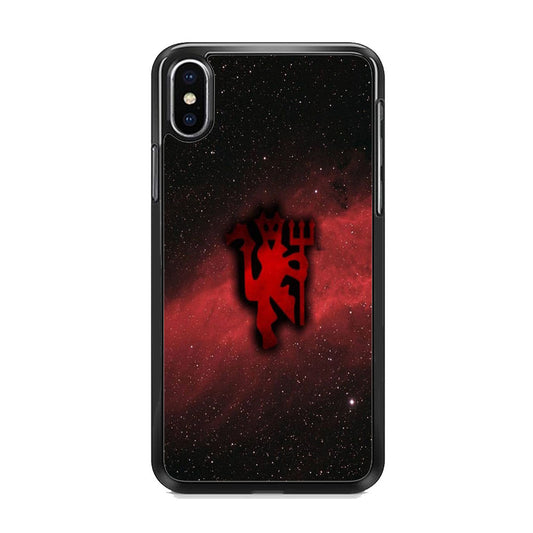 Manchester United Devil Galaxy iPhone X Case