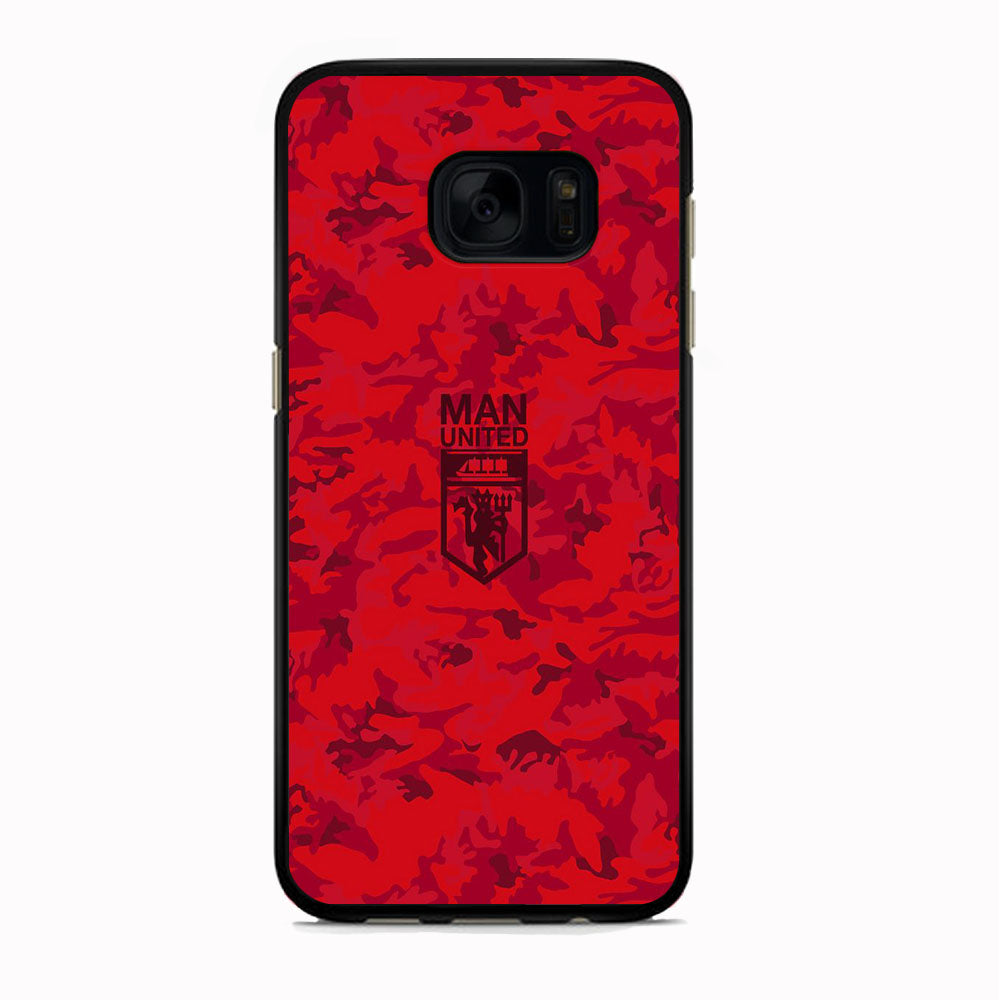 Manchester United Red Camo Samsung Galaxy S7 Edge Case