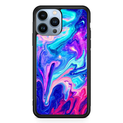 Marble Blue And Lilac Combination iPhone 13 Pro Case