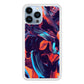 Marble Purple Orange And Blue Mixed iPhone 13 Pro Max Case