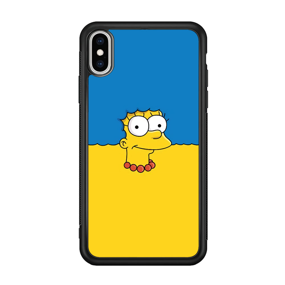 Marge Simpson Hair iPhone X Case