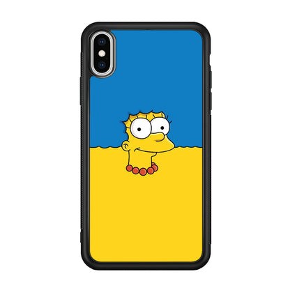 Marge Simpson Hair iPhone X Case