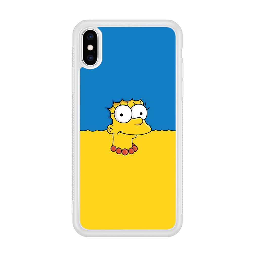 Marge Simpson Hair iPhone X Case