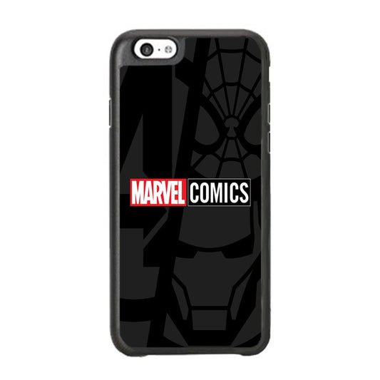 Marvel Comics Logo Grey Wallpaper iPhone 6 Plus | 6s Plus Case