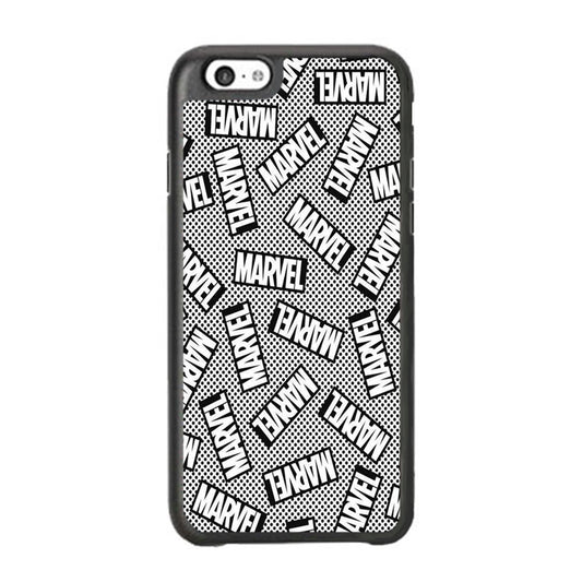 Marvel Logo Black White Polka Dots iPhone 6 Plus | 6s Plus Case