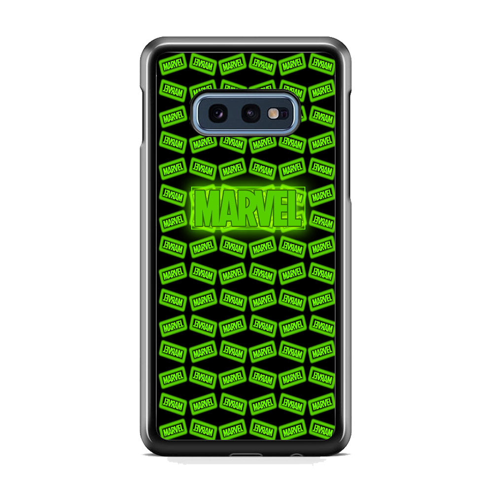 Marvel Logo Lime Green Neon Samsung Galaxy 10e Case