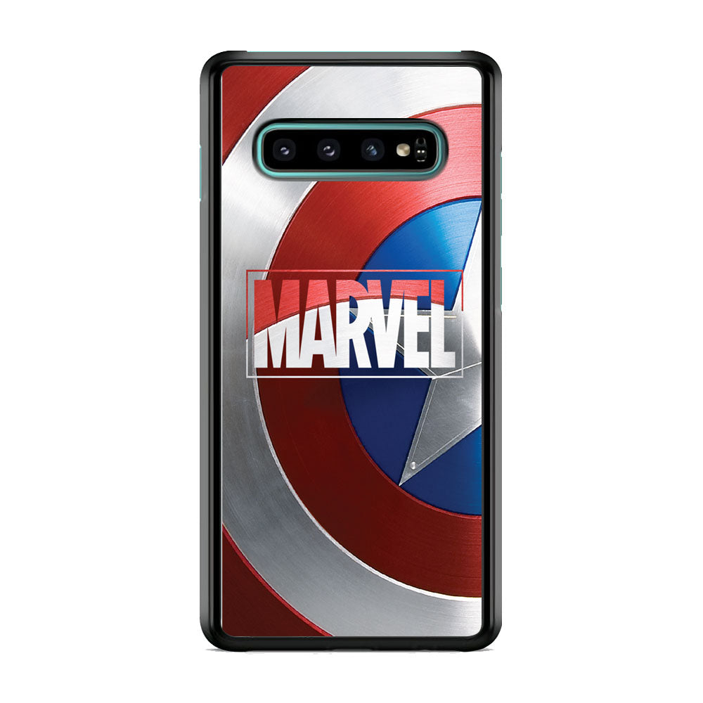 Marvel Logo Shiled Captain America Samsung Galaxy S10 Case