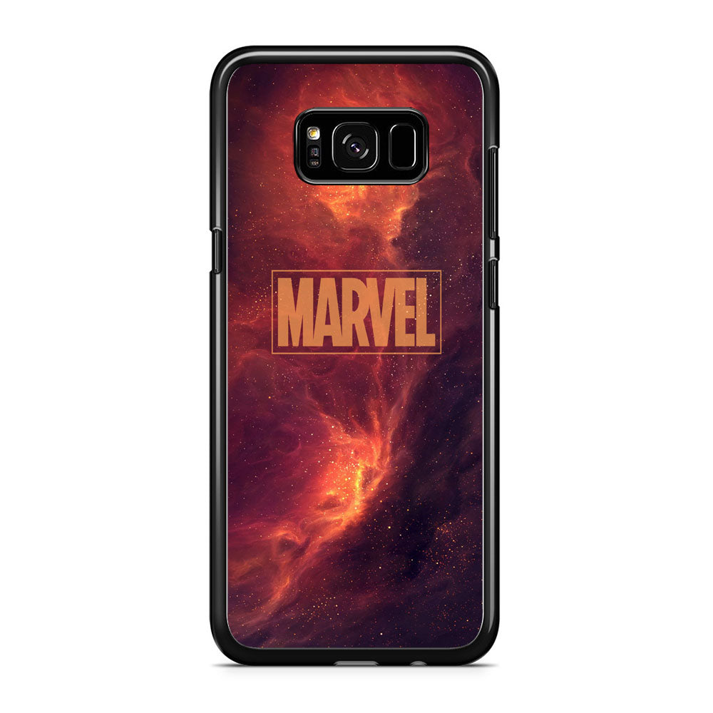 Marvel Logo Sunset Nebula Galaxy Samsung Galaxy S8 Plus Case