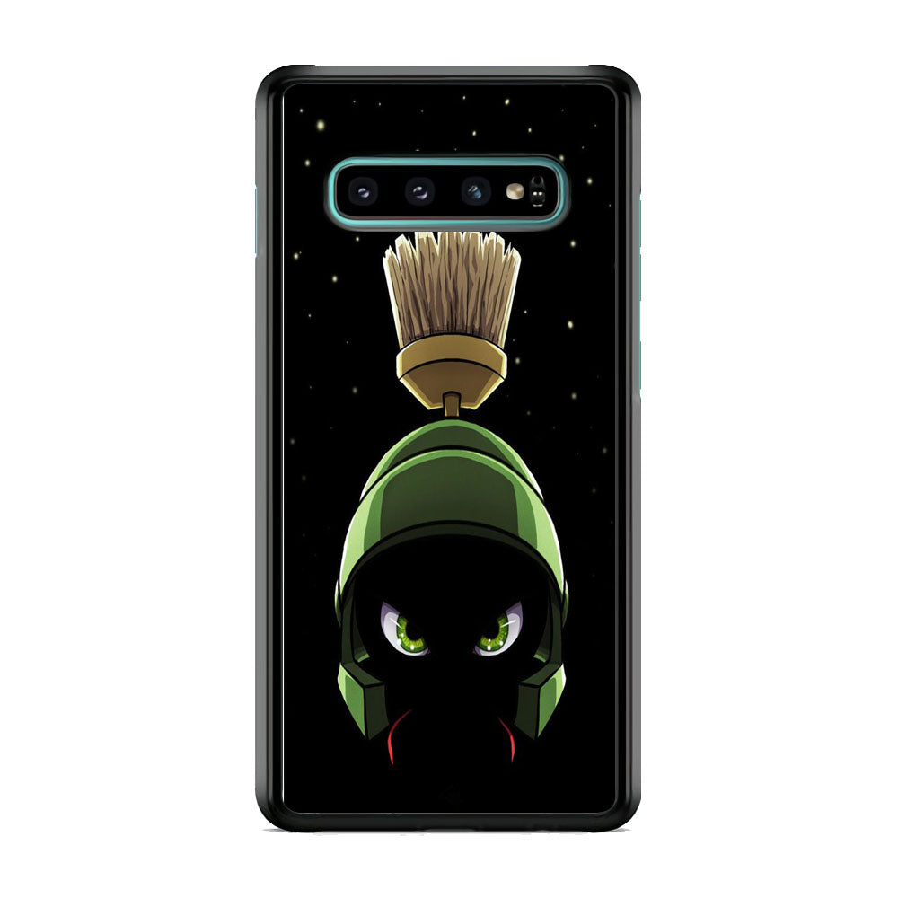 Marvin The Martian Midnight Black Samsung Galaxy S10 Plus Case