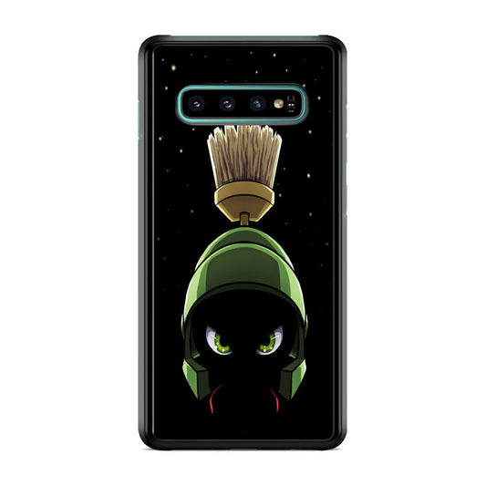 Marvin The Martian Midnight Black Samsung Galaxy S10 Plus Case