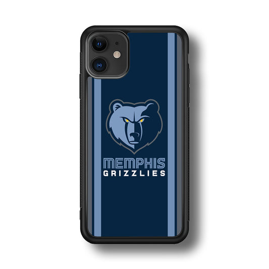 Memphis Grizzlies Stripe iPhone 11 Case