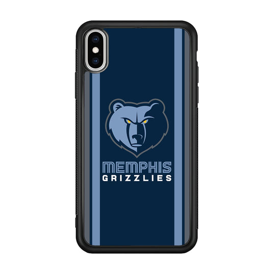 Memphis Grizzlies Stripe iPhone X Case