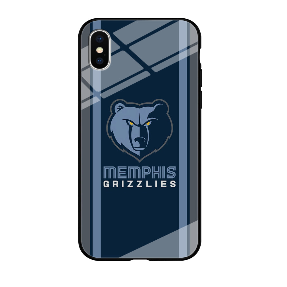Memphis Grizzlies Stripe iPhone X Case