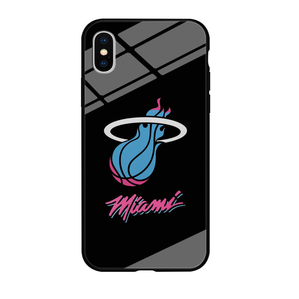 Miami Heat NBA Team iPhone X Case