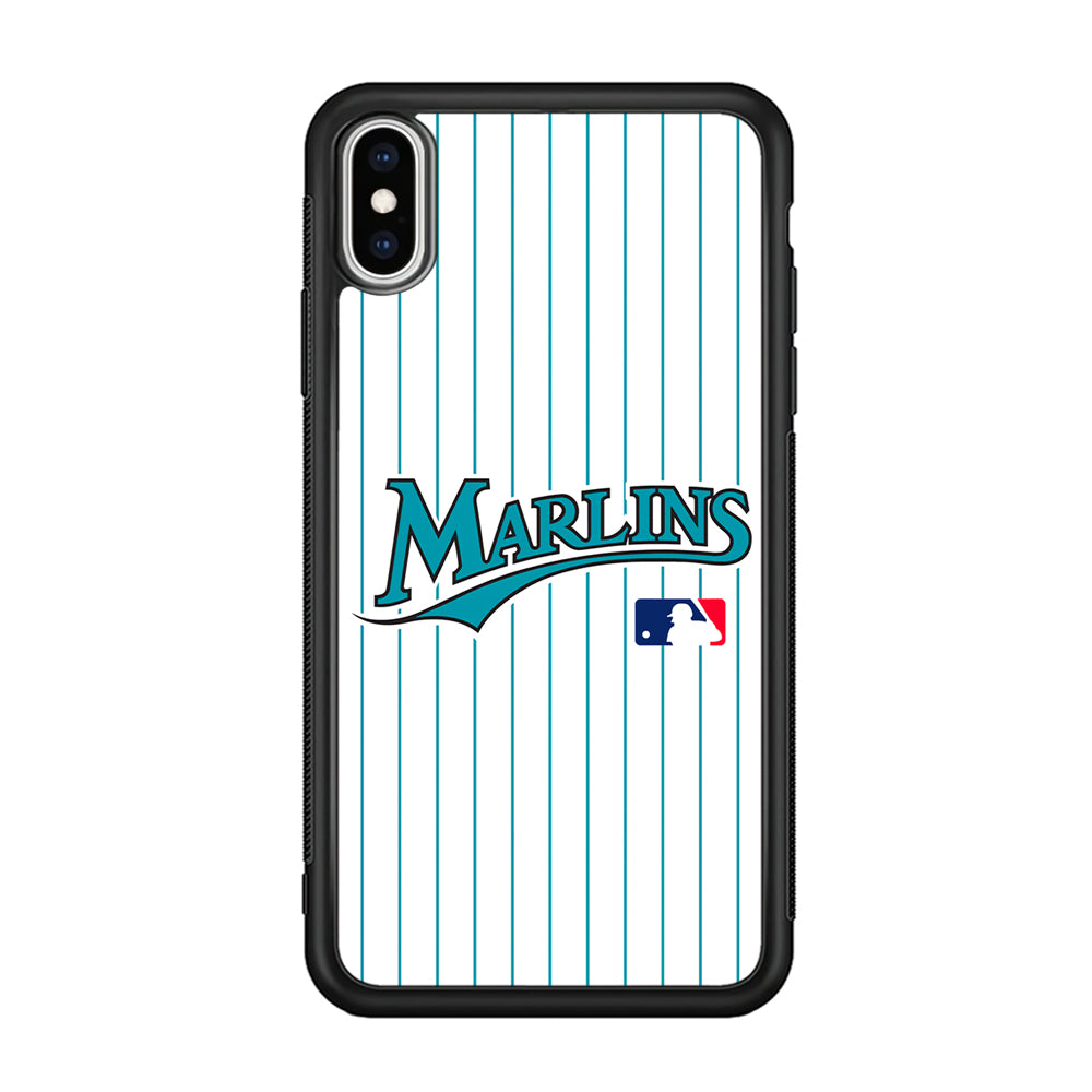 Miami Marlins Team iPhone X Case