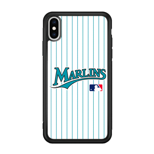 Miami Marlins Team iPhone X Case