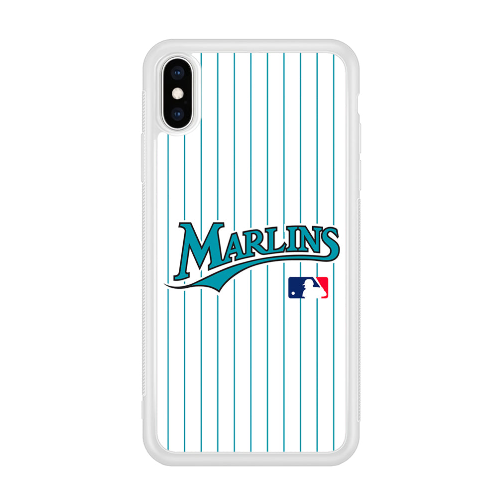 Miami Marlins Team iPhone X Case