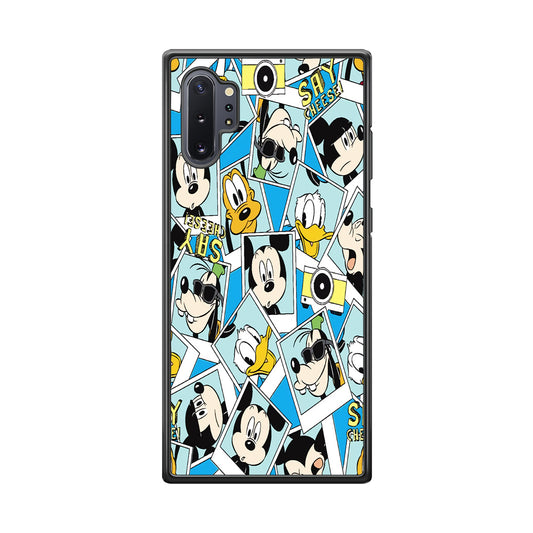 Mickey Family Photo In Frame Samsung Galaxy Note 10 Plus Case