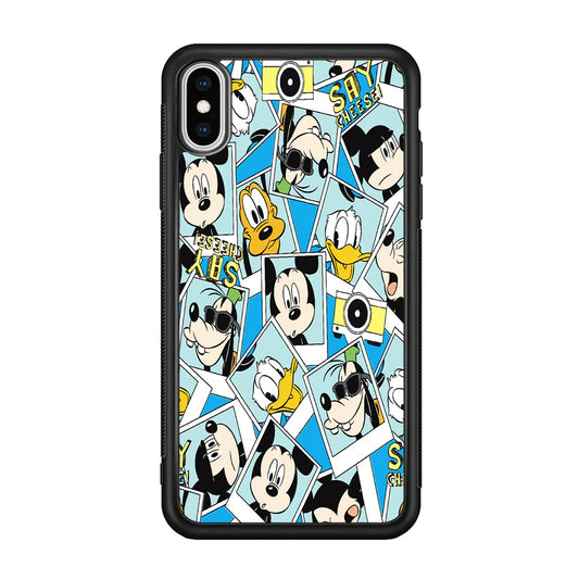Mickey Family Photo In Frame iPhone Xs Max Case