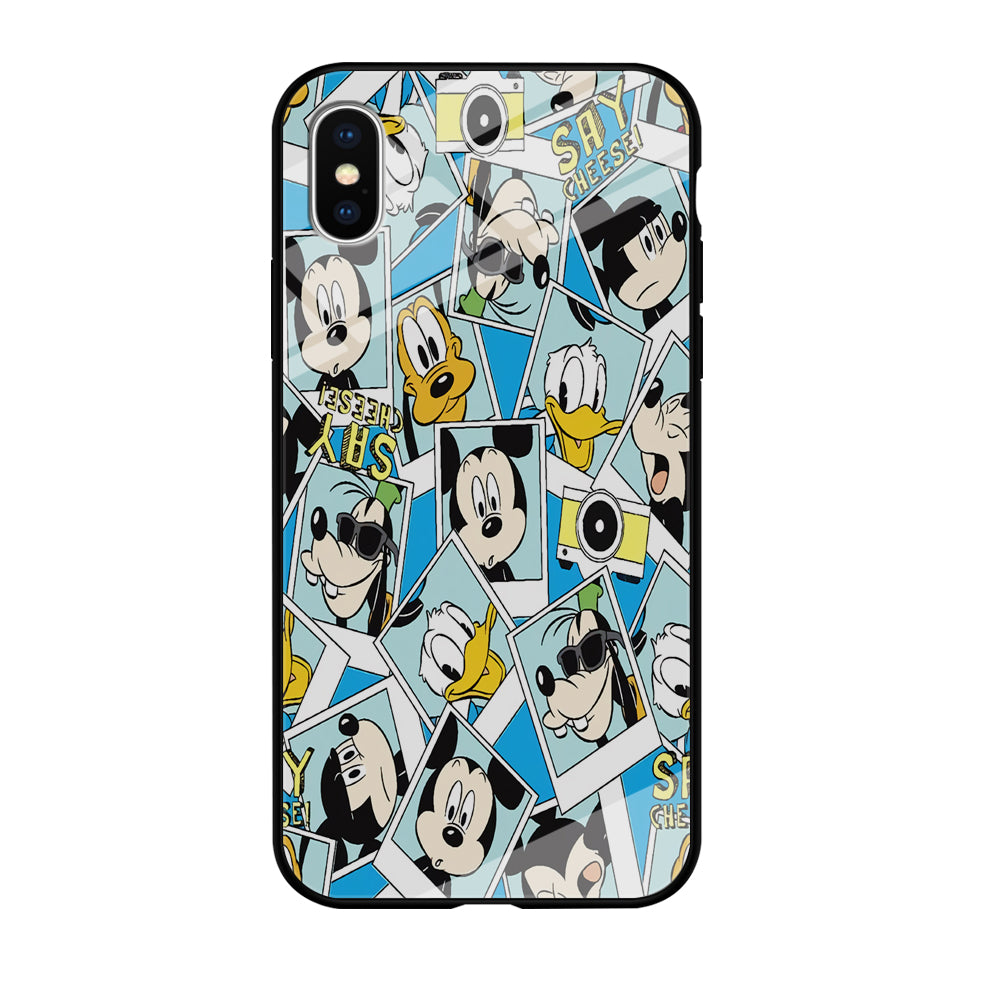 Mickey Family Photo In Frame iPhone Xs Max Case