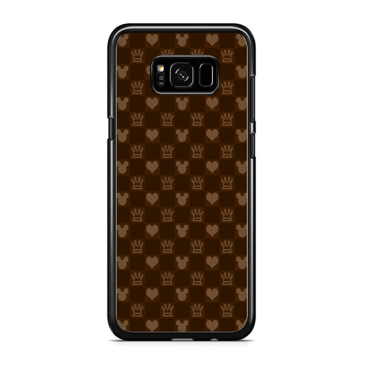 Mickey Mouse Doodle Logo Cube Chocolate Samsung Galaxy S8 Plus Case