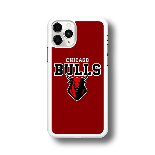 NBA Chicago Bulls Red Logo iPhone 11 Pro Case