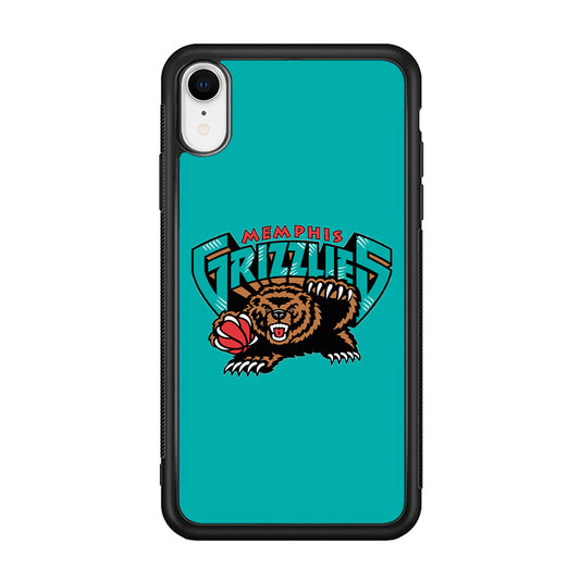NBA Memphis Grizzlies Bear Logo iPhone XR Case